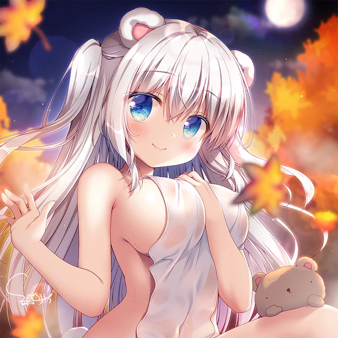 E☆2さんVol.68🎉
イラスト連載『くまのももフレンズ!』
ももちゃんと露天風呂🍁✨

めでたい創刊15周年記念号です～!
描き下ろし色紙や軸中心派さんでのカードプレゼントも✧*。

https://t.co/jTYXOJolIi 