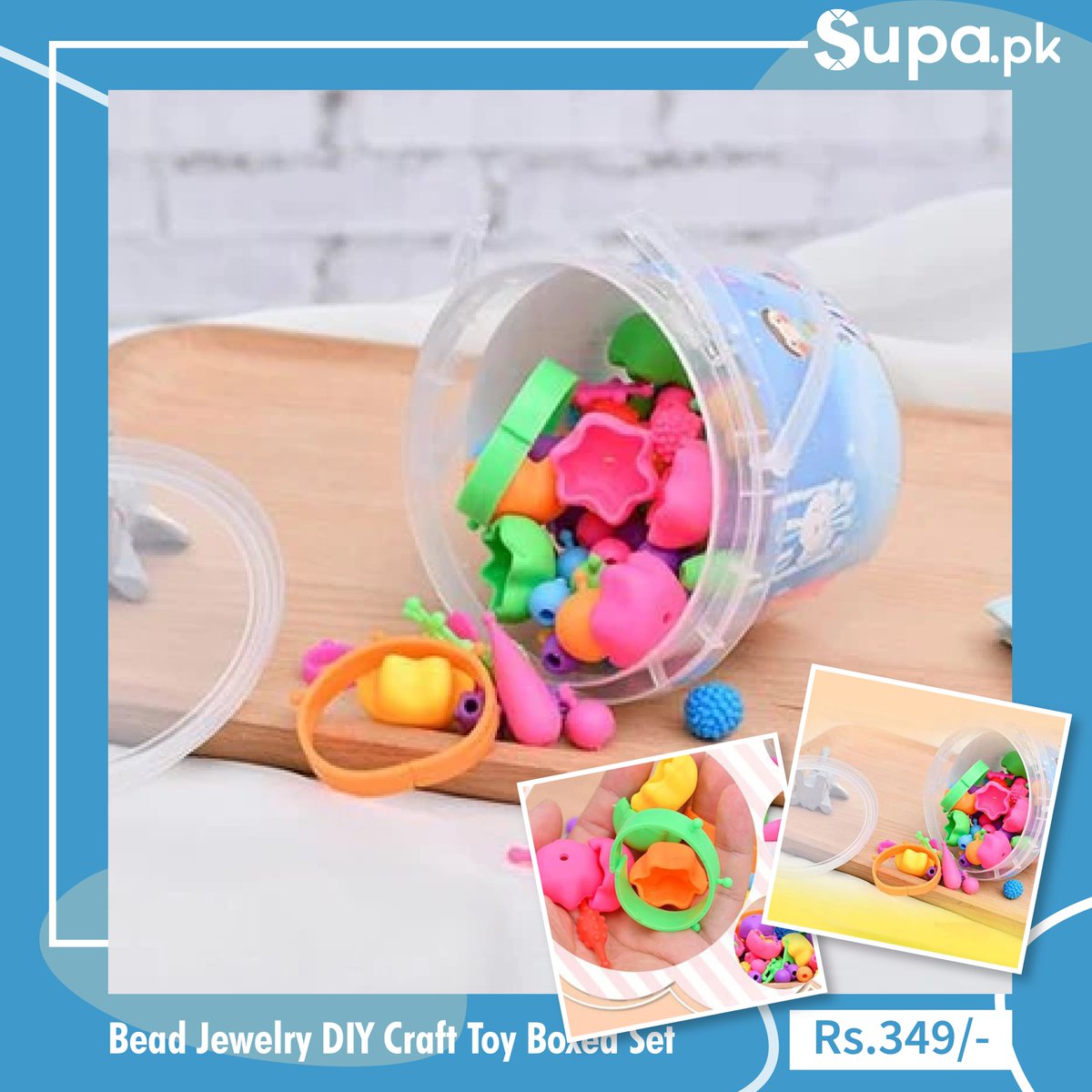 'Portable With A Reusable Storage Box.'

Order Now: supa.pk/collections/pl…

#beadwork #beads #handmade #beadedjewelry #beading #beadedearrings #handmadejewelry #jewelry 
#beadersofinstagram #onlineshop #superiorshopping #onlineshopping #supa #supapk