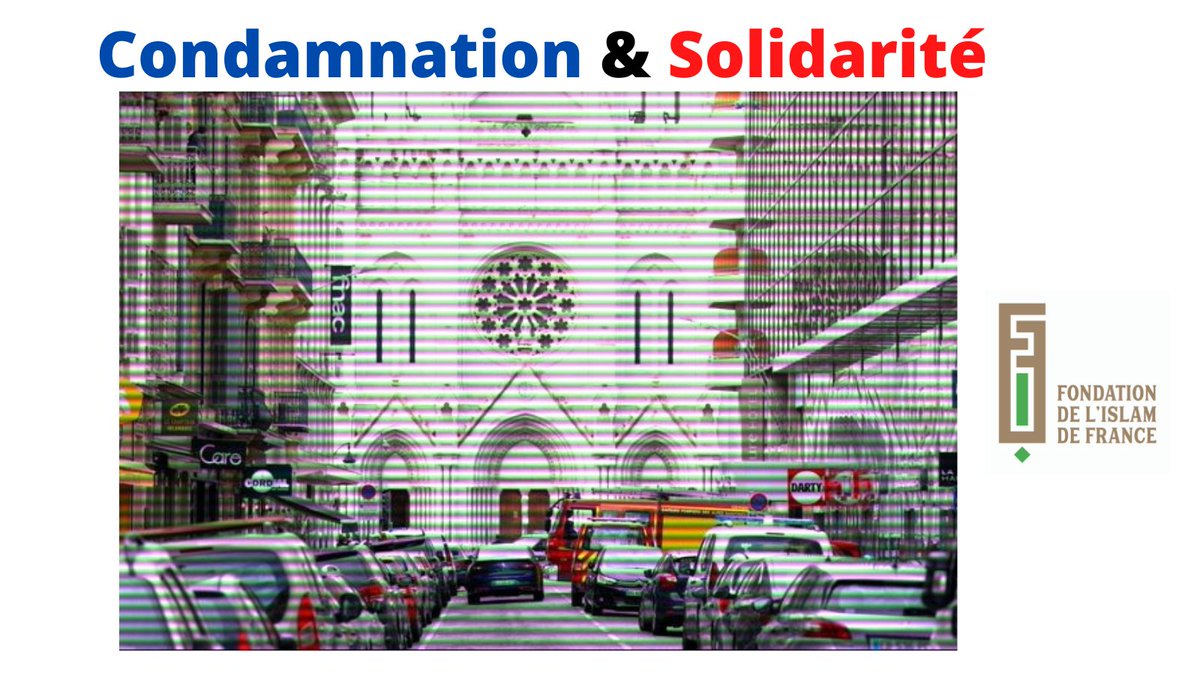 FondIslamFR's tweet photo. Encore un massacre insupportable. S’en prendre à des innocents dans un lieu de culte ajoute à l’ignominie. Cette épreuve nous meurtrit une fois de plus. Condamnation absolue et invariable du terrorisme. Totale solidarité avec les familles. #Nice https://t.co/H0KSAqjG26