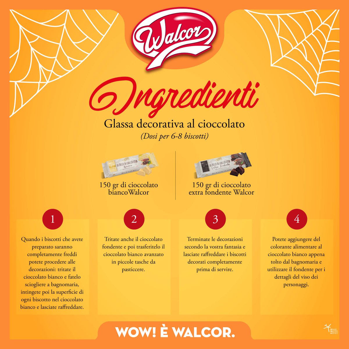 WalcorItalia's tweet photo. Tempo di preparare i dolcetti! 🍪🎃😊
#Biscotti spaventosi e golosi grazie al #cioccolato🍫 #Walcor bianco e fondente! La base ideale per scatenare la vostra creatività per decorare la pasta frolla. 😊
#Halloween #HalloweenToDoList #dolci #decorazioni #ricette https://t.co/VmhCZUVlel