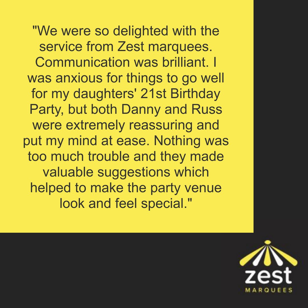 It's always lovely to receive such lovely feedback from our customer! 

#selfmotivation #motivation? #nomotivation #workmotivation #motivationalpage #motivationisthekey #quotemotivation #marquee #northamptonshire #northamptonbusiness