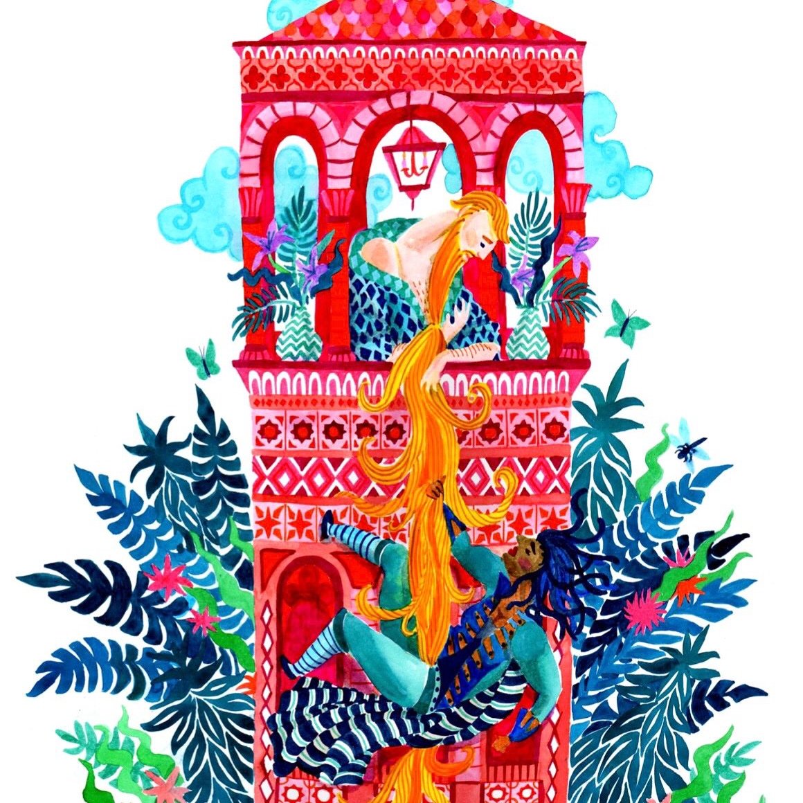 . <a href="/KarrieFransman/">Karrie Fransman</a>'s artwork for her book 'Gender-Swapped Fairy Tales' is just the most beautiful thing.👸🤴😍Big fan. Big fan.
