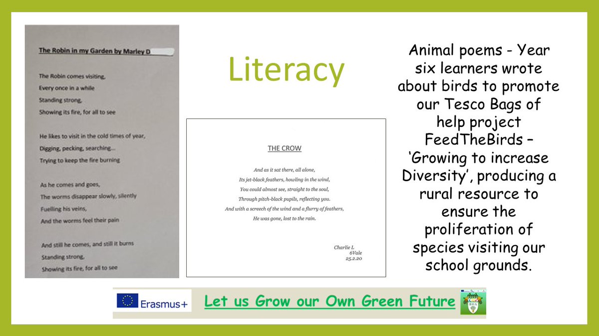 2/9 ‘Let Us Grow Our Own Green Future’  https://2gardens4learning.eu :