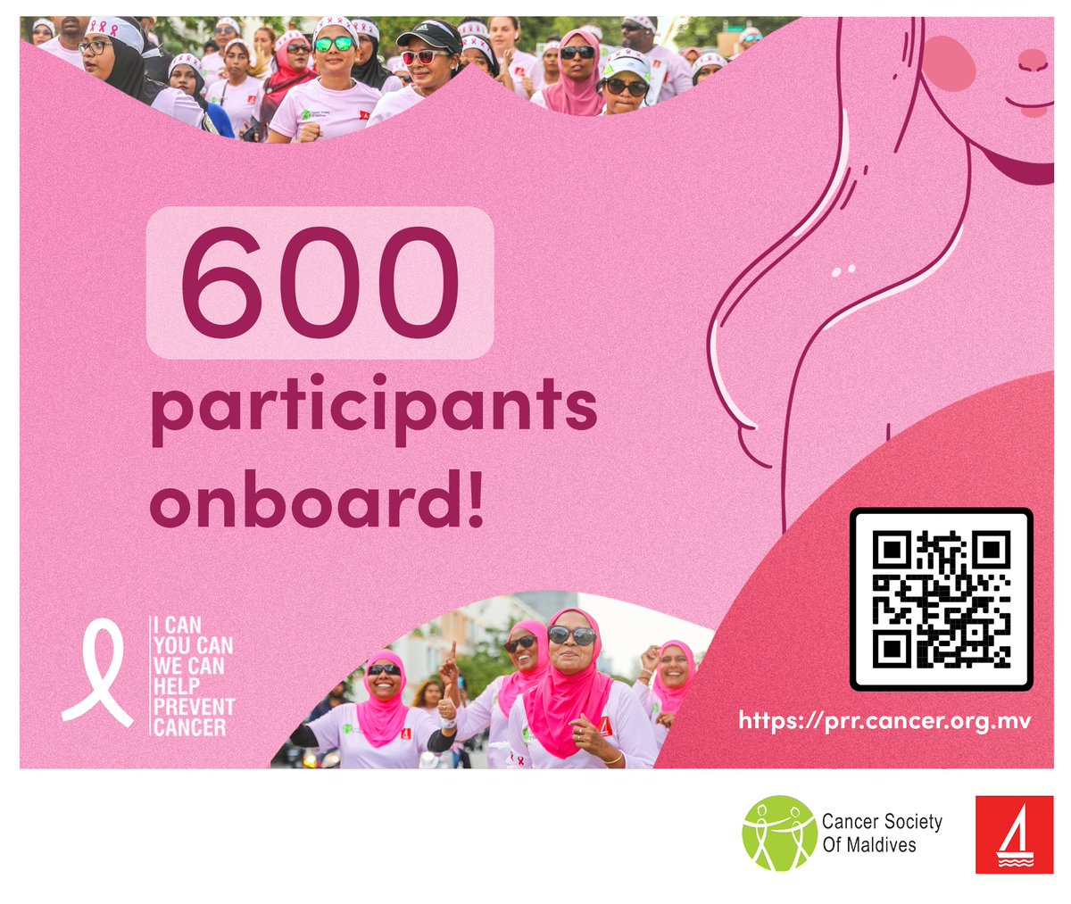 bankofmaldives's tweet photo. Thank you for the support!ย ๐๐๐ย Over 600 of you have registered for #PRR2020 to be a part of #BreastCancerAwareness.
This year, you can join the run from wherever you are and show your support until 7th November! #ICanYouCanWeCanย ๐
Register now:
https://t.co/6wgjR5QHfF https://t.co/eHhmwYEavy