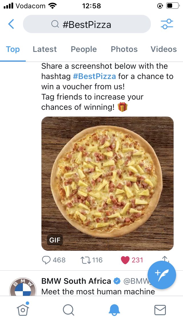 KabeloDiloane's tweet photo. @romans_pizza #BestPizza @authentic_momma https://t.co/w0Emk0WjsS