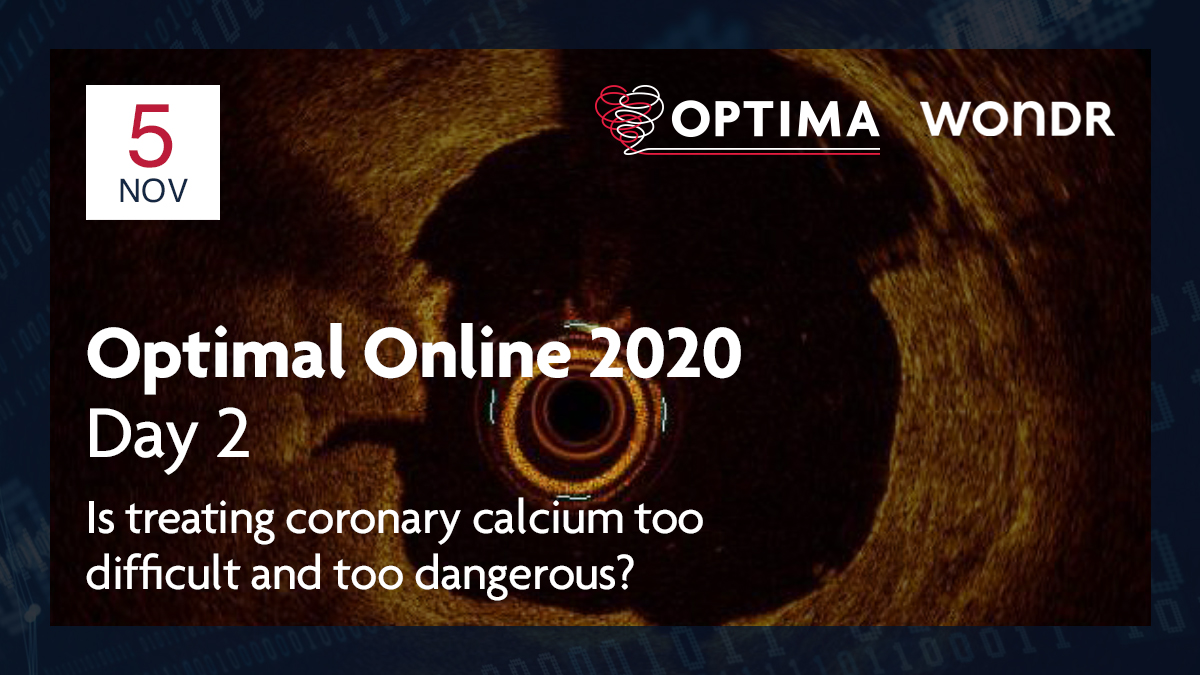 VP_Med's tweet image. Day 2 - Calcium, imaging and LV Support, with a live case from Bristol Heart Institute. Register now at optimaskills.com #CTOPCI #cardioED #crackthecalcium
