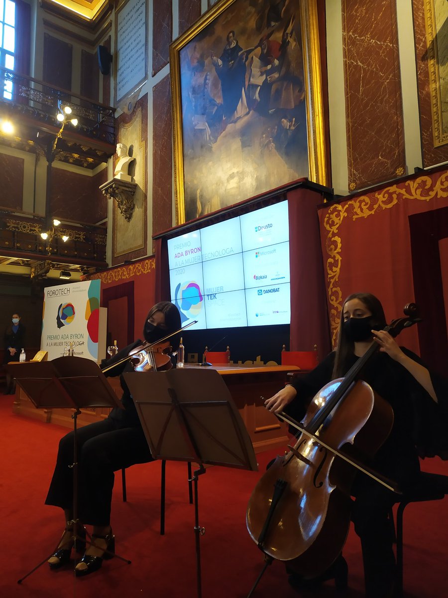 IngDeusto's tweet photo. Todo preparado para la entrega del premio Ada Byron 2020. ¡Empezamos!
Conéctate: https://t.co/OW5CfnrbAs
#PremioAdaByron #ForoTech #ForoTech2020 https://t.co/Rzwrr87Jcq