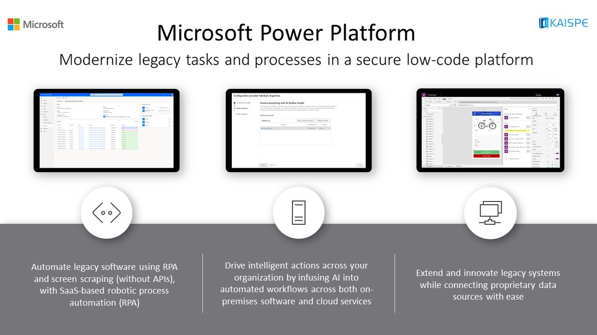 Modernize legacy tasks and processes using Microsoft Power platform    #kaispe #rpa #mspowerplatform #agileprocesses