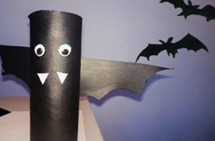 maketime2play's tweet photo. It's nearly Halloween and we've got some super spooky but super easy crafts that your children can do from toilet rolls! Follow our step by step guide here to make this #Halloween #bat! https://t.co/CS4HkyZoR4 https://t.co/TlWt5uIXT3