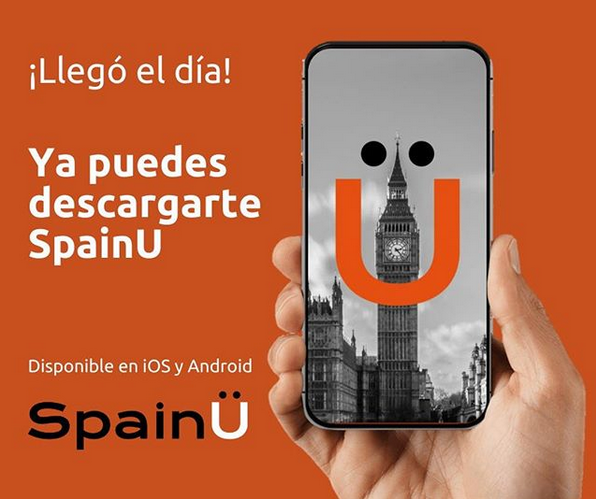 ¡Llegó el día!
Ya puedes descargarte nuestra nueva App: SpainU. Está disponible en dispositivos iOS y Android para España y Londres .

A partir de hoy podrás navegar en SpainU y encontrar productos y servicios españoles aquí en Londres. 
📲spainu.app