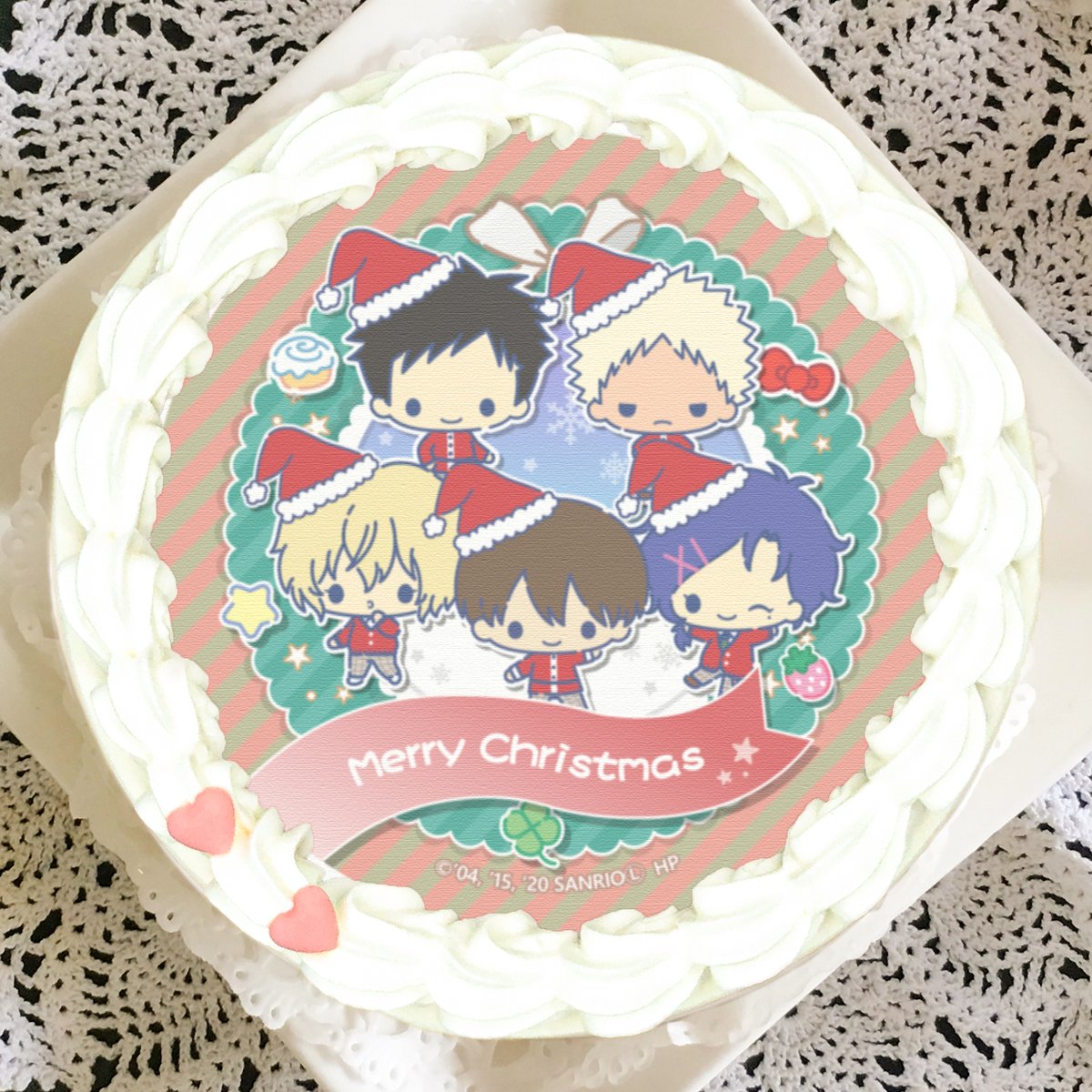 プリロール公式 キャラケーキ マカロン サンリオ男子 クリスマスケーキご予約受付中 ケーキのデザインは全12種 商品と同じ絵柄の購入特典缶バッジ付きで全国へお届けします 11月5日 木 まで 5 Off価格でご購入いただける早期ご予約