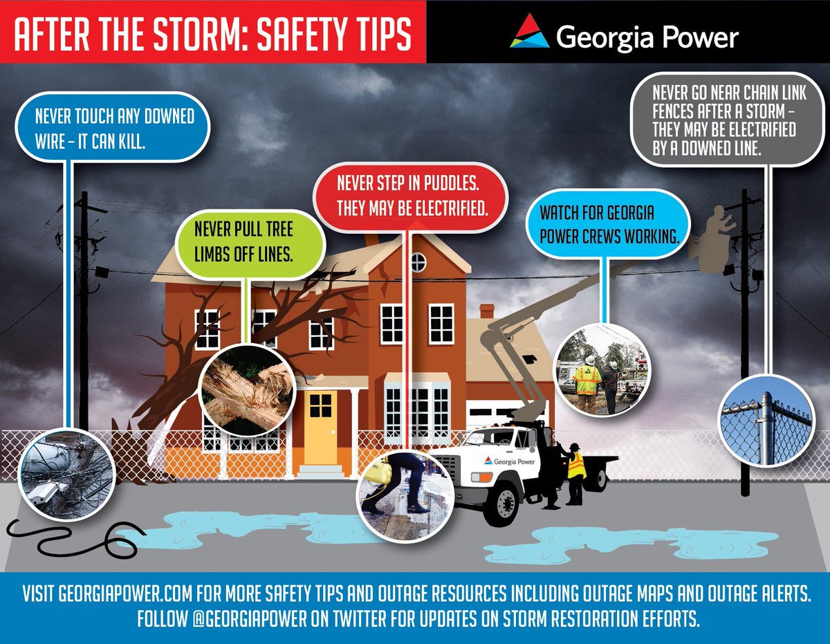 Atlanta Fulton Ema On Twitter As Tropicalstormzeta Begins To Exit The Metro Atlanta Area Please Be Sure To Take The Proper Precautions After The Storm Here Are Some Tips For After The Storm