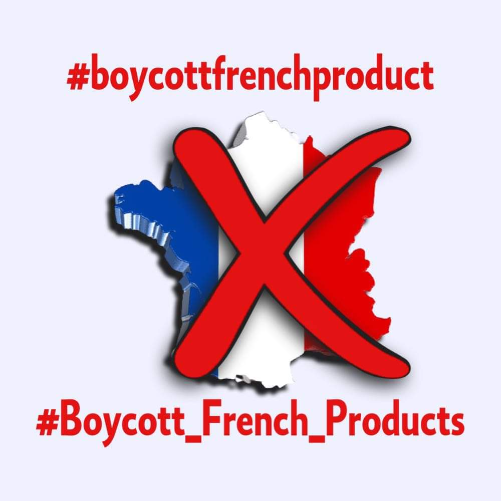 Nesary1996's tweet photo. #BoycottFrenceProducts
#BoycottFrance
#WeLoveMohammadﷺ📷
#WeFollowMohammadﷺ📷
#WeAreUmmahOfMohammad
#WeHateFrancegovernment
#BoycottFrenchProducts
#boycotfrance
#LoveProphetMuhammad
#MyProphetMyhonour https://t.co/md2puA7HlE