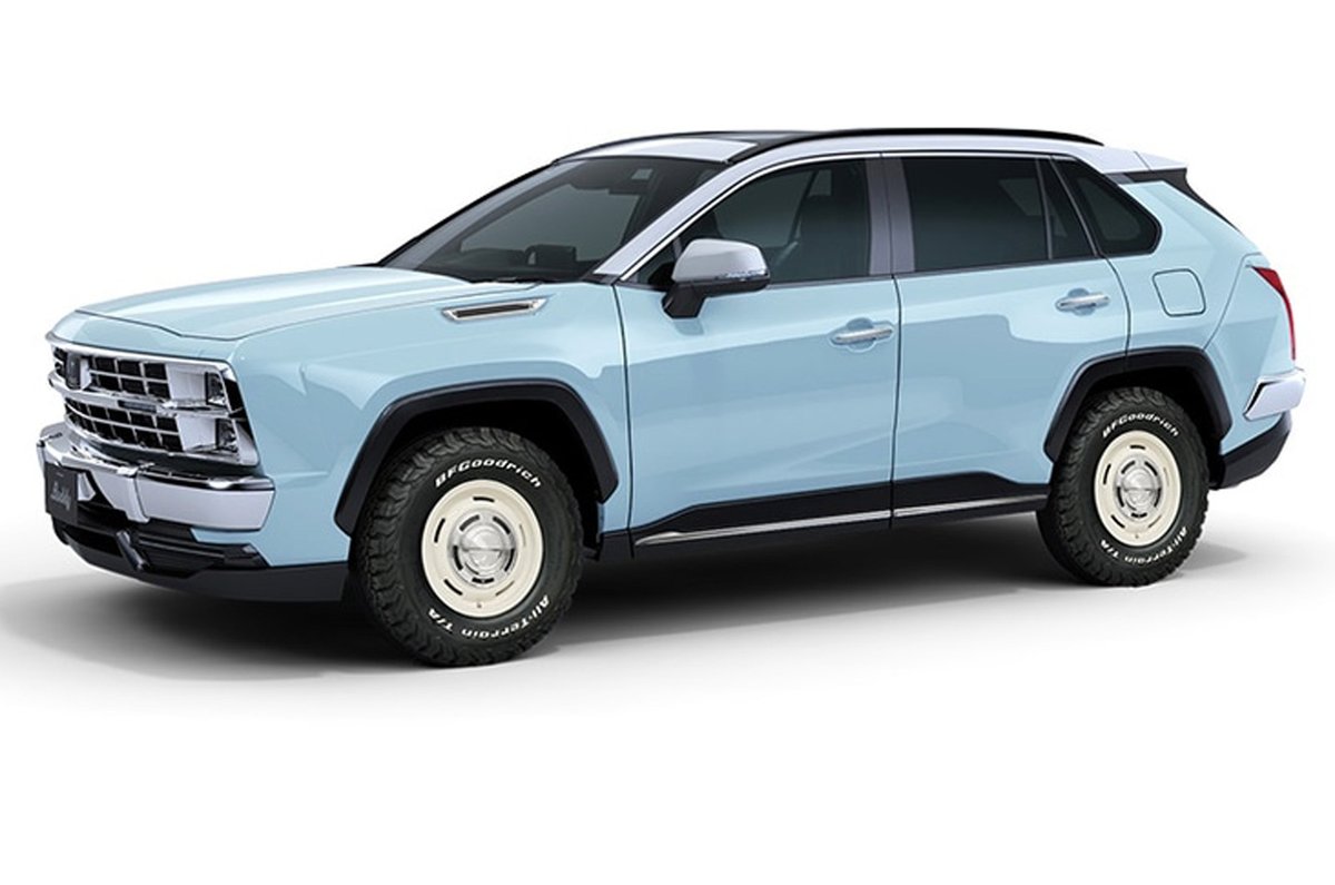 autocar's tweet photo. Wish your RAV4 was a bit more retro? Japanese coachbuilder Mitsuoka's got you covered with the 90s-style Buddy. How would you spec yours? https://t.co/EYkjL7JASw https://t.co/J9rgsJ5RuD