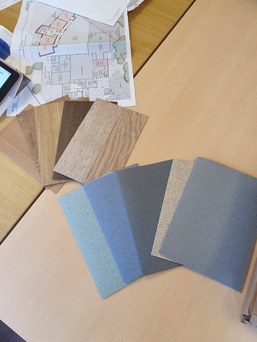 TheBurrow_HMCS's tweet photo. We have been looking forward to this day for a long time! Finally designing the interior of The Burrow... floors and furniture! 😁 @MrsHughes_HMCS @Garbett_HMCS #TheBurrow #Modern #Innovative #NewBuild #InspiringLearningSpaces https://t.co/inM8GTMLDF