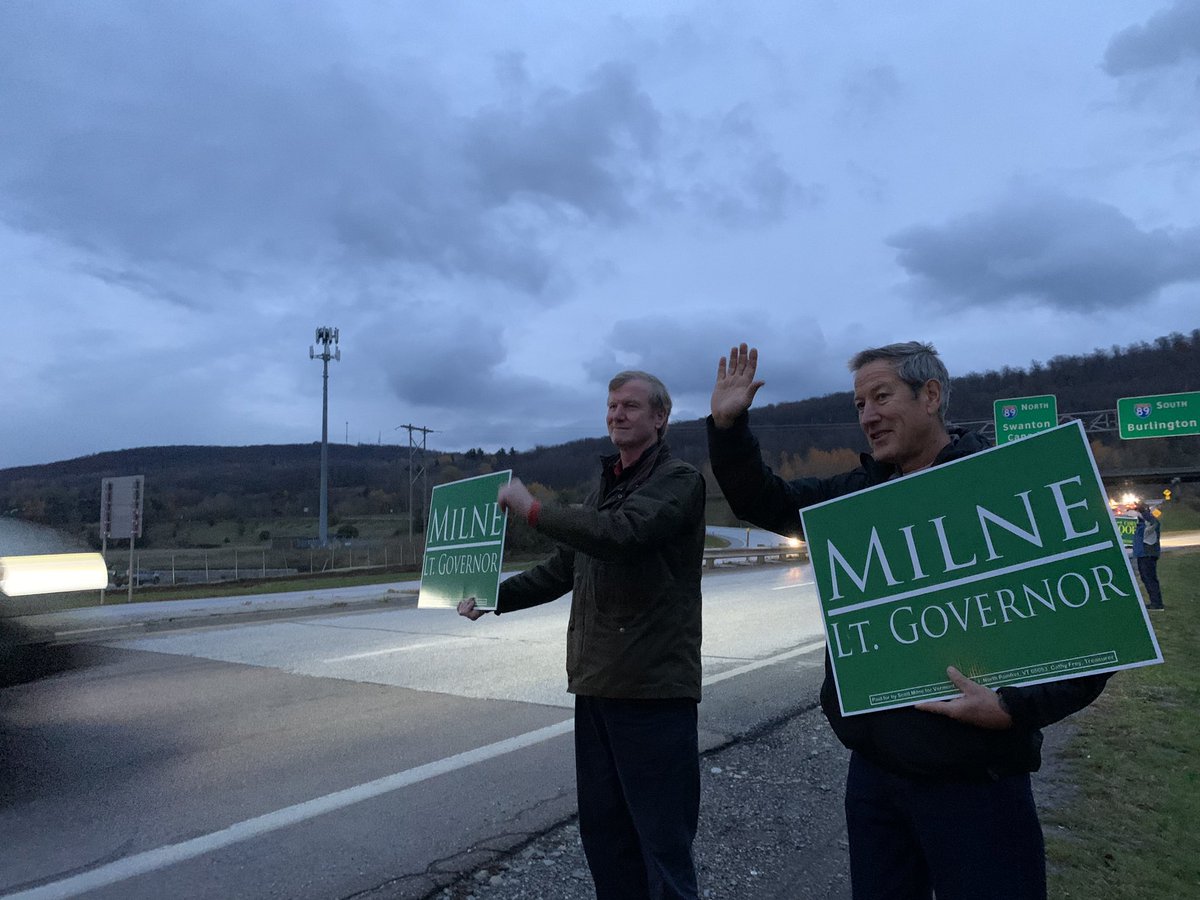 MilneForVT's tweet photo. Great to join Lieutenant Governor Dubie and other candidates in Franklin County this morning! #vtpoli https://t.co/2CdjiRlTnQ