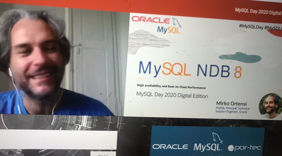 impresacity's tweet photo. #mysqlday20 #MirkoOrtensi di @Oracle affronta il tema del #cluster presentando #mysqlcluster, base dati in memoria utilizzato x applicazioni mission critical. Non solo #performance ma anche #scalabilità e #affidabilità https://t.co/1mjRj9xkVG