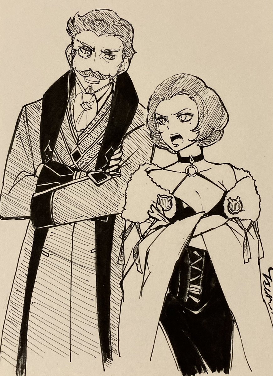 Hanneman & Manuela 

I like their support conversations They  are good pair

#inktober2020 #FE3H 