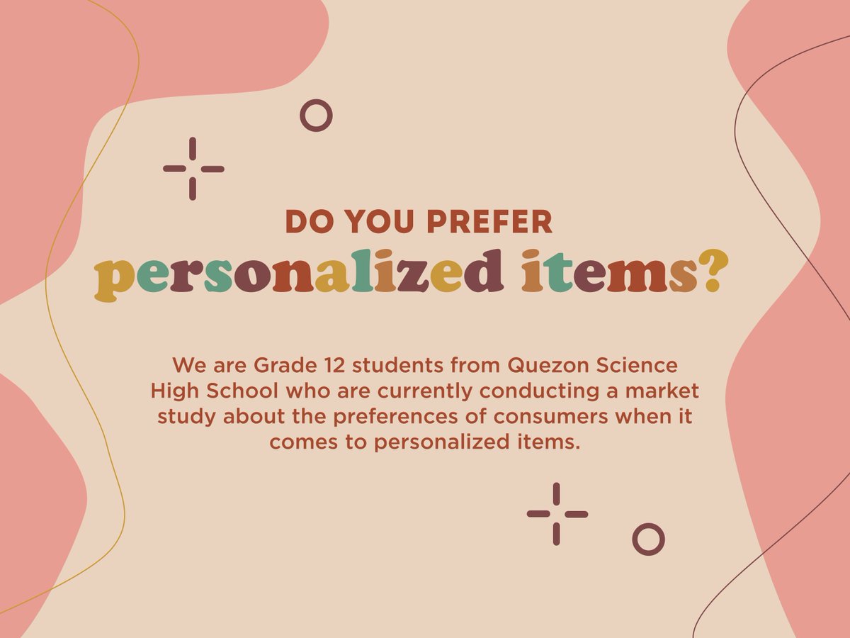 eyselkeem's tweet photo. Good day! We are Grade 12-Orion students from QSHS and we are inviting you to participate in our market research. It would be incredibly helpful to us if you could spare a moment of your time to answer the survey attached below. Thank you! Godbless!

Link: https://t.co/l2Tugq80xl https://t.co/Cc4alnEi4o