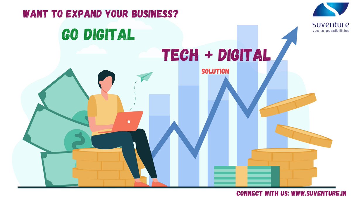 Tech + Digital = 1 Point business solution
#GoDigital 
.
.
#DigitalIndia #DigitalMarketingServices #ITServices #Digital