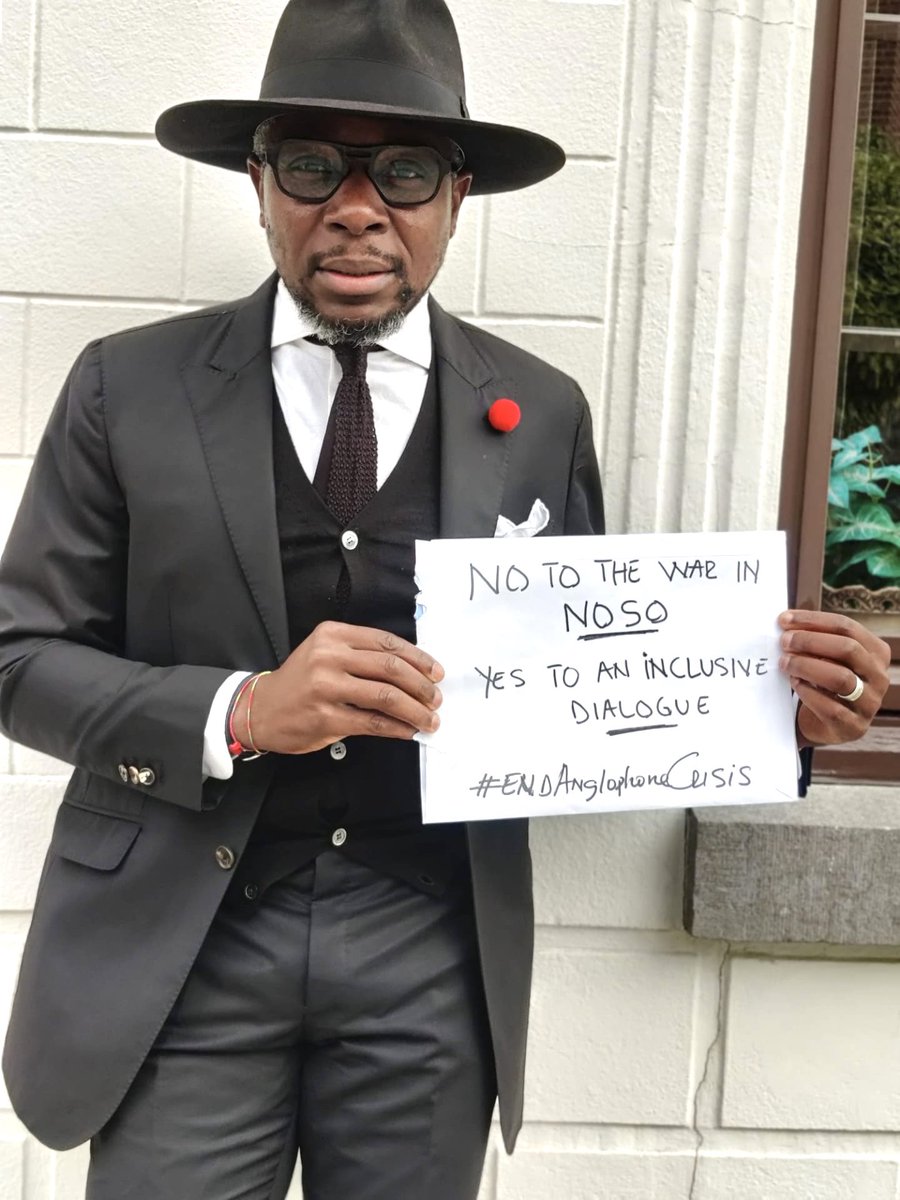 defustel's tweet photo. Jeudi noir pour la Paix au Cameroun 🇨🇲
Jeudi de Deuil
#EndAnglophoneCrisis
#peaceinnoso
#PeaceinCameroon
#endwarinnoso
#endwar https://t.co/b1JzURFtBH