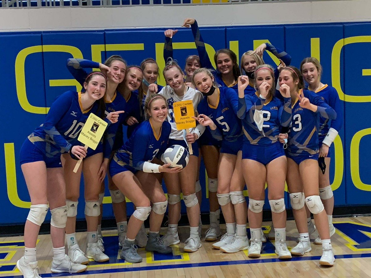 GeringVb's tweet photo. Macey hits a career mark of 2,000 set assists. Studly! https://t.co/dQbzlIVgOH