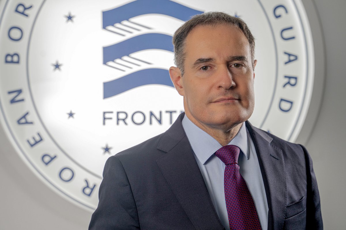 Frontex's tweet photo. “Frontex plays a key role in ensuring effective protection of the borders not only against crime but also health threats and the wider challenges that #COVID has brought,” Frontex Director Leggeri tells Regional Webinar on Health and Safety at the Border #EU4BorderSecurity https://t.co/vkpQyxSuSD