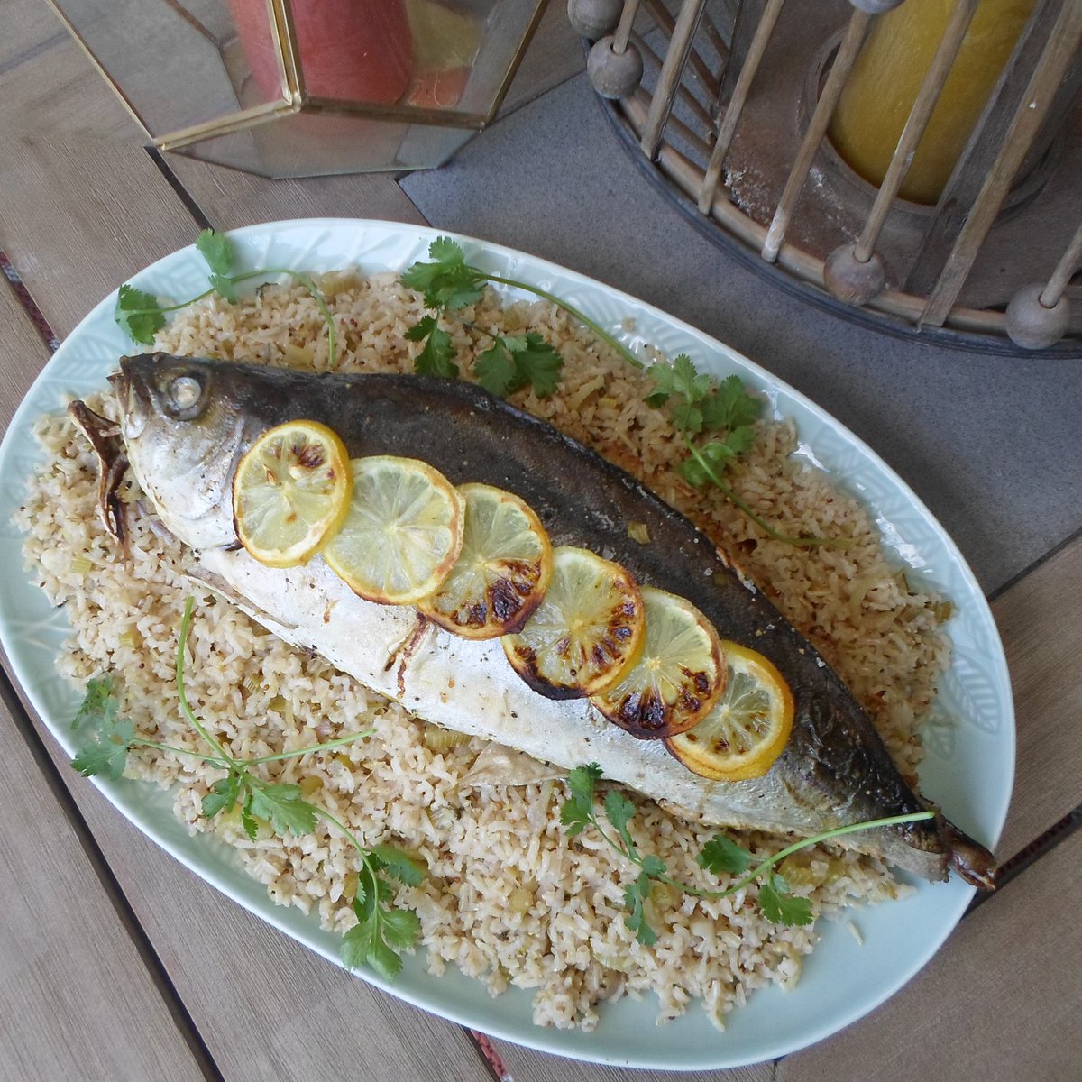 chefdeekay's tweet photo. This is probably one of the best stuffed fish dish I've ever tasted....Stuffed Yellowtail snapper that's what we lunching on😋🤗

 #dish #tasty #lunchtime #brownrice #basmatirice #cheflife #followforfollowback #foodgasm #foodphotography #like4like https://t.co/9TC8LlQXHp