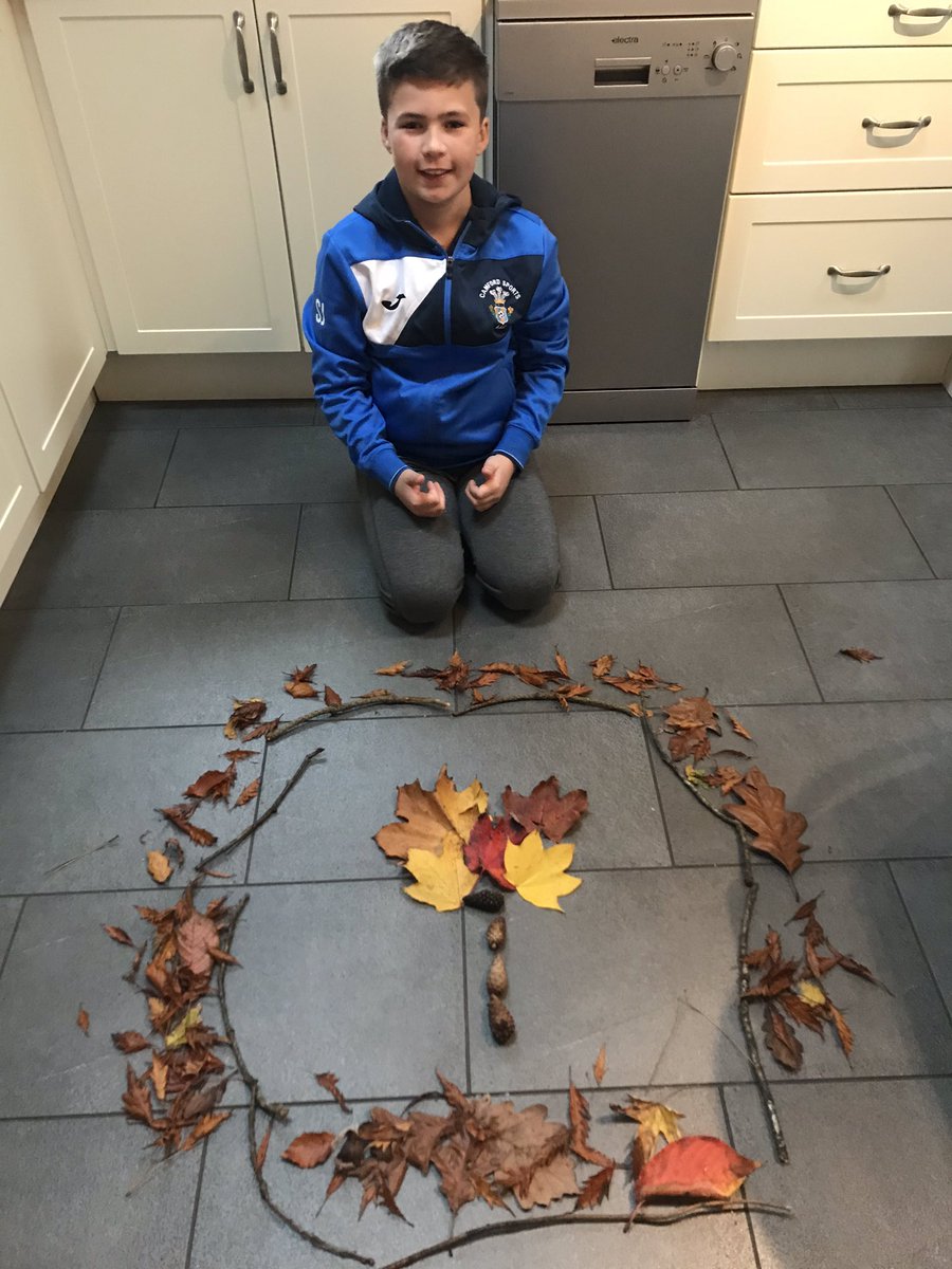 Steff wedi mwynhau bod yn greadigol bore ‘ma! Diolch <a href="/YGBrynsierfel/">YG Brynsierfel</a> 🍁🍂🍁🍂