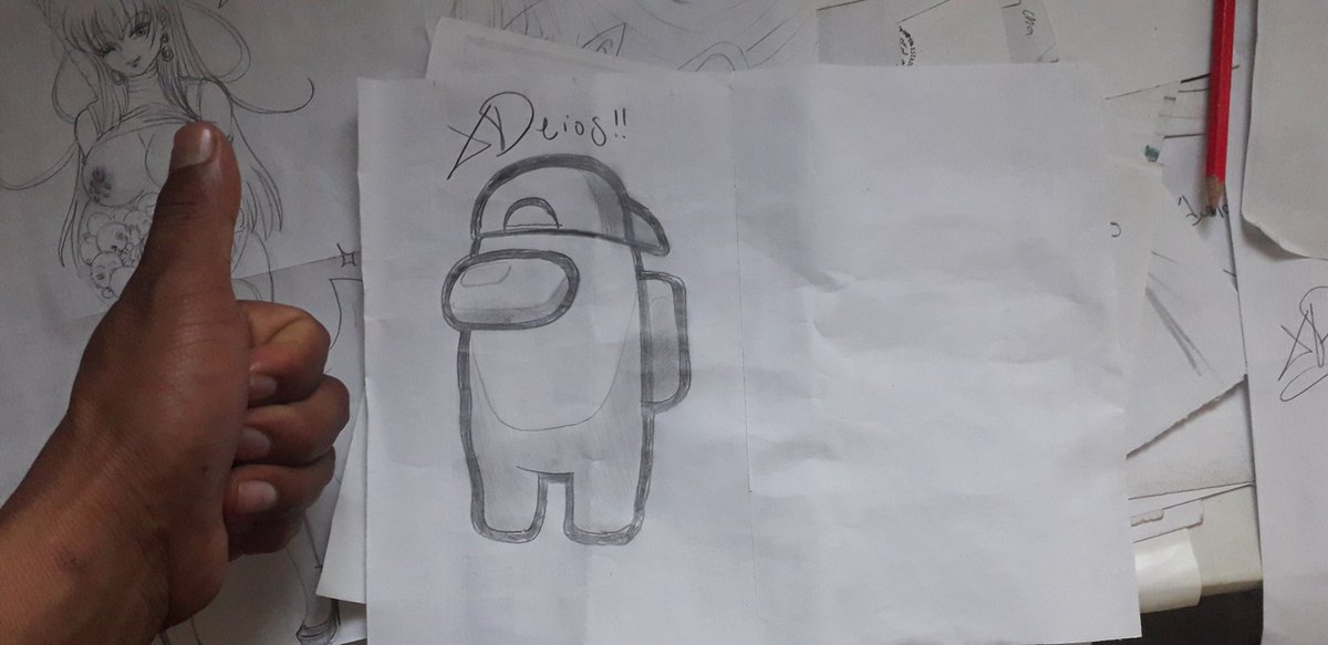 mangakahentai's tweet photo. AMONG US DRAWS XDEIOS
#AmongUs
#drawing
#comodibujar
#eccil https://t.co/rMpu0kLFqR