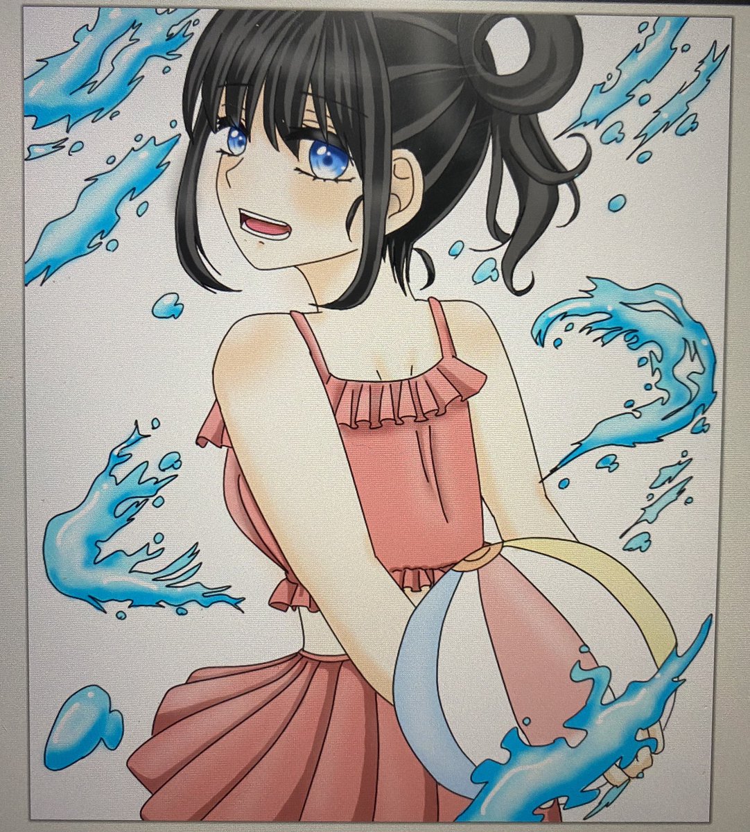 一応こんな感じに 笑 水の描き方分からないです Aya のイラスト