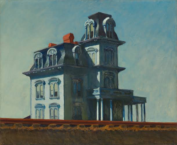 Edward Hopper, House By The Rail Road (1925) | Alfred Hitchcock, Psycho (1960)