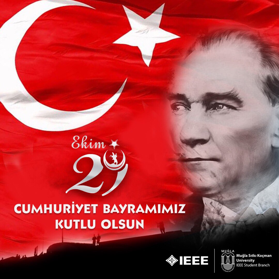 ieeemsku's tweet image. Doğum günün kutlu olsun güzel vatanımız❤️ 29 Ekim #CumhuriyetBayramımız kutlu olsun🇹🇷🇹🇷