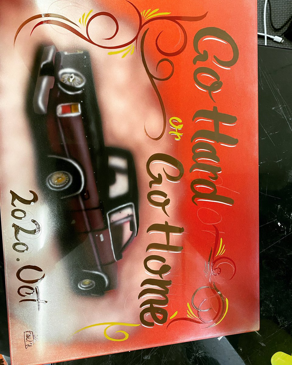 feelcustompaint's tweet photo. .
プレゼント用ボード制作させていただきました！
めちゃくちゃ急な依頼だったのですがなんとかギリギリ間に合うことができてよかったです🙇🏽‍♂️👍🏿
オーダーいただきありがとうございました😆🙏🏾

#airbrush #airbrushart #pinstriping #pinstripe #custompaint #エアブラシ #エアブラシアート #ピンスト https://t.co/nsSWRceBTa