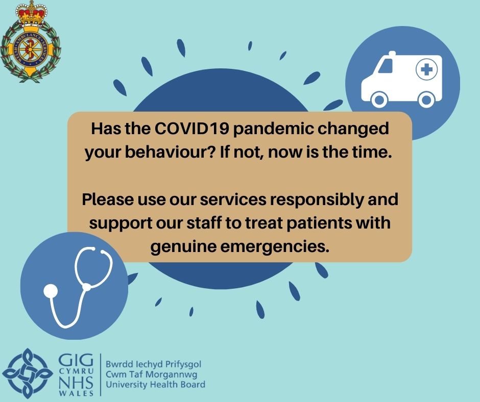 CwmTafMorgannwg's tweet photo. Please use our services responsibly.
Using A&E for non-emergencies hinders healthcare professionals who are working to help those with genuine emergencies.
#keepctmsafe https://t.co/kP8ourlM4F
