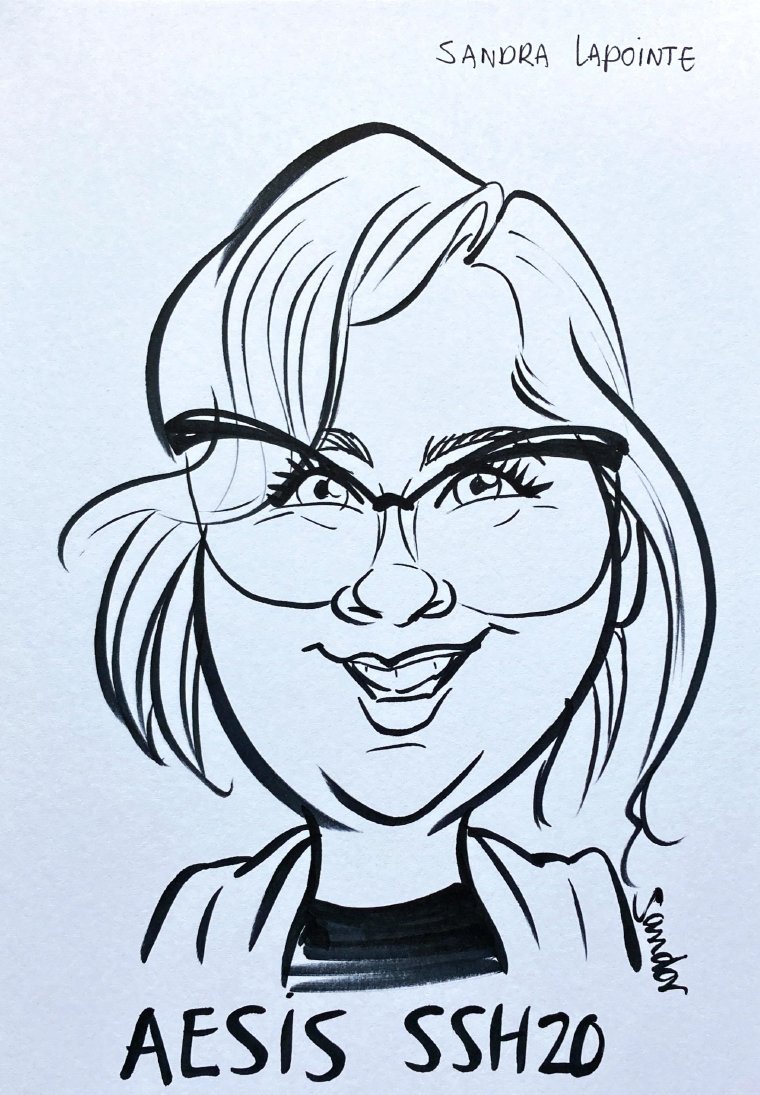 mobilemobilizer's tweet photo. Not only did @mslapointe and I have a great time hosting #SSH20 for @AesisNet we also got these cool cartoons of ourselves working the virtual conference. Thanks @anikasdvg https://t.co/sBzSdaX82Y