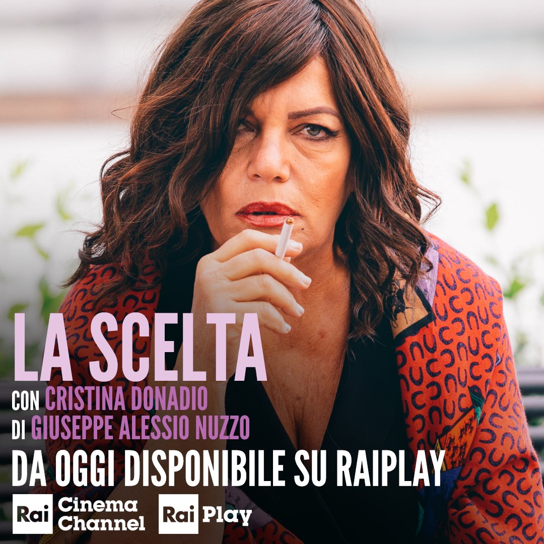 RaiCinema's tweet photo. Da oggi su @RaiPlay, #LaScelta, un corto di Giuseppe Alessio Nuzzo ispirato a una storia vera. 
Un lavoro che testimonia la forza e la tenacia di una donna presentato nel mese della prevenzione del tumore al seno. https://t.co/jIinuNXIRn