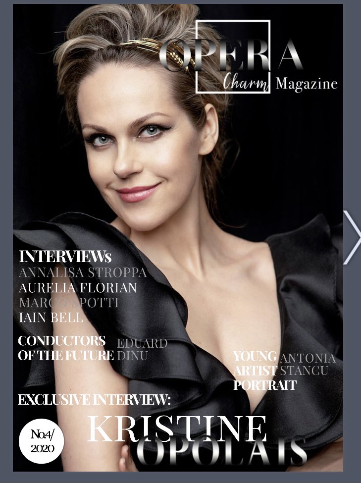 LechnerAlice's tweet photo. NO.4/2020 OPERA Charm Magazine #opera #operamagazine #operacharm @KristineOpolais @AnnalisaStroppa https://t.co/TtTpforHKv