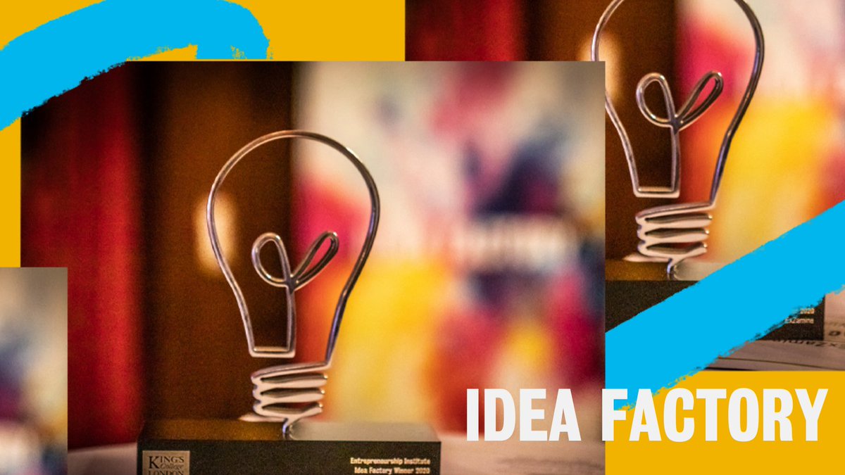 💡 Got a brilliant idea? Put it to the test with the <a href="/InnovateKings/">King's Entrepreneurship Institute</a> Idea Factory!

💡 Open to all staff, students and alumni <a href="/KingsCollegeLon/">King's College London</a>  

💡 Find out more: kcl.ac.uk/entrepreneursh…