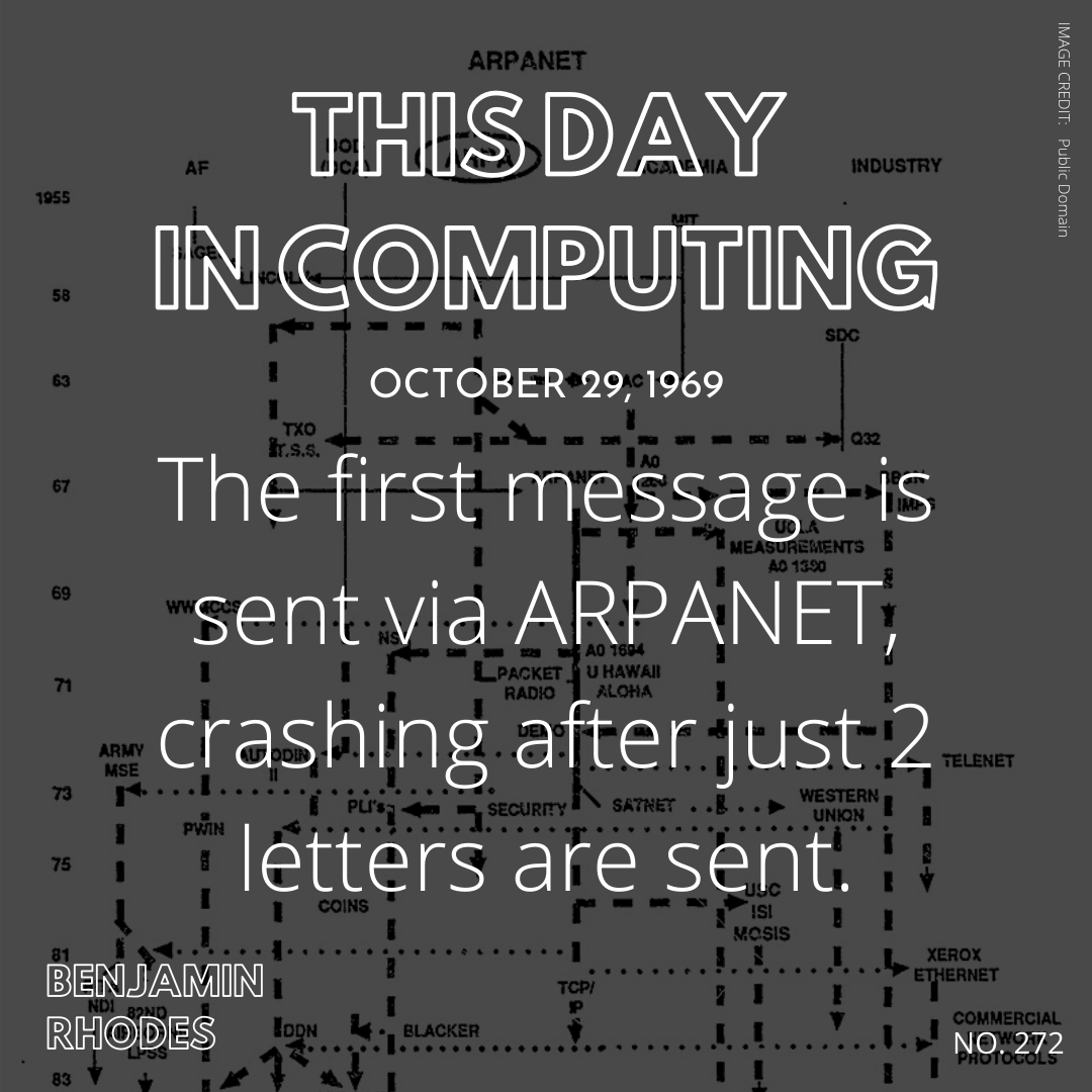 techrhodes's tweet photo. View the full archive on my website: https://t.co/IxDrMcHy8r #ThisDayInComputing #TechIsATool #BenjaminRhodes https://t.co/APNgEplxL3
