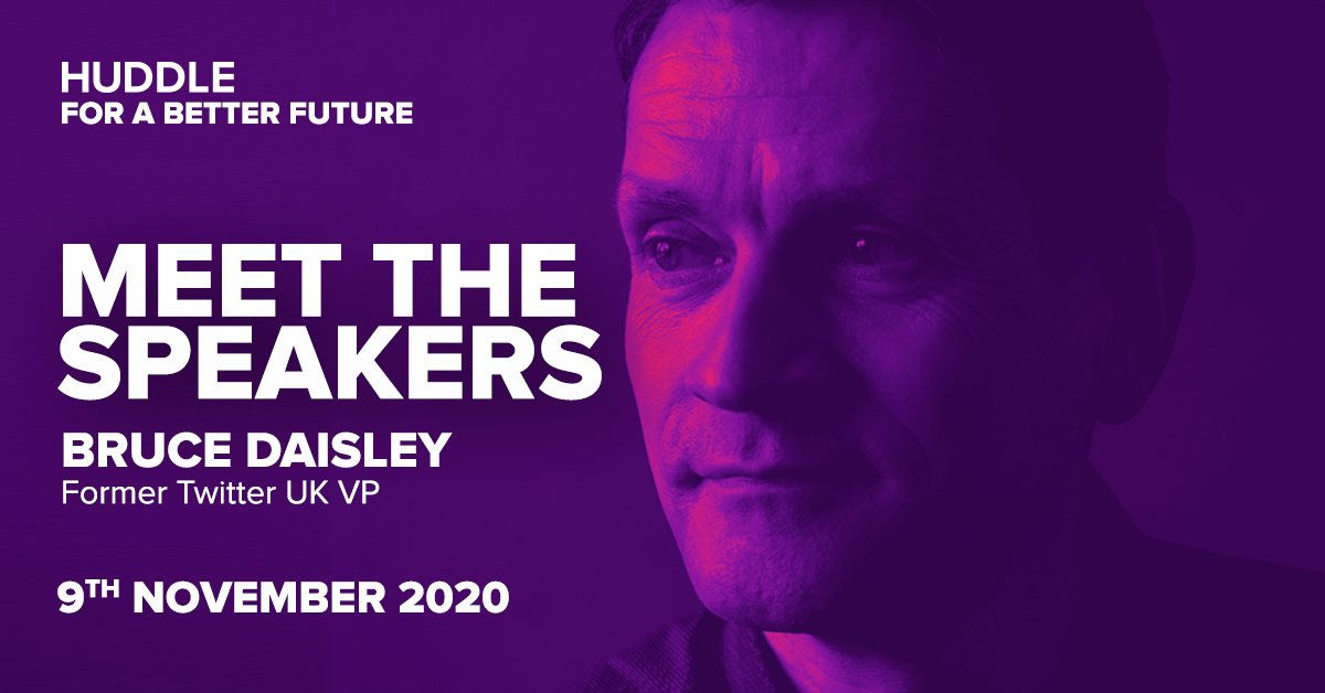 mindshare_uk's tweet photo. Bruce is the former VP of Twitter and workplace culture expert.  He is motivated to share the risks of disruption to our climate and how the answers to the situation has never been clearer and they are genuinely in our grasp. 
@brucedaisley 
#MSHuddle
#HuddleForABetterFuture https://t.co/nHAVQuClh9
