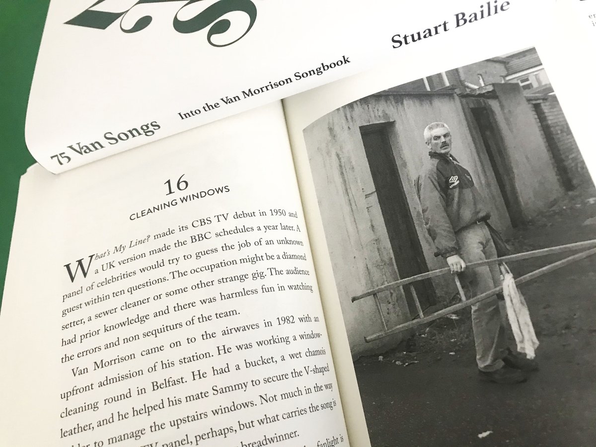 75VanSongs's tweet photo. The author of @75VanSongs, @stu_bailie, will be on @bbcTalkback at 12.40pm today, talking to @williamcrawley about the tunes, the words and the sentiments of this new book. Available at @NOALIBISBOOKS and online. https://t.co/egyMqvaslW