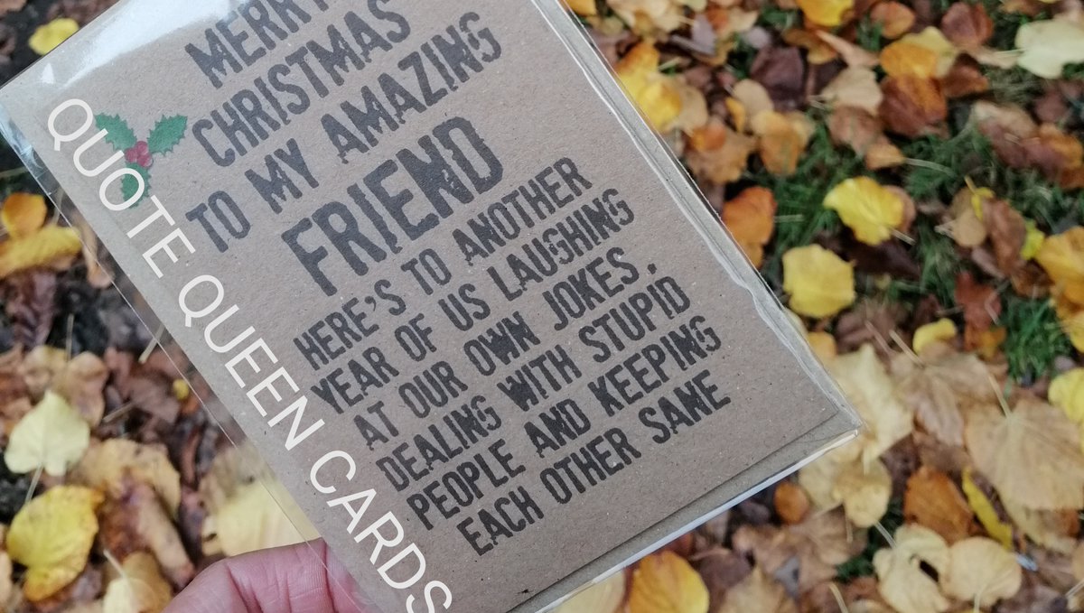 quotequeencards's tweet photo. Autumn Leaf's = CHRISTMAS IS COMMING! 😂
https://t.co/59fHtd7Vu7
#friends #handmade #handcrafted #crafts #smile
#friendquote https://t.co/DwoIGs3kMx
