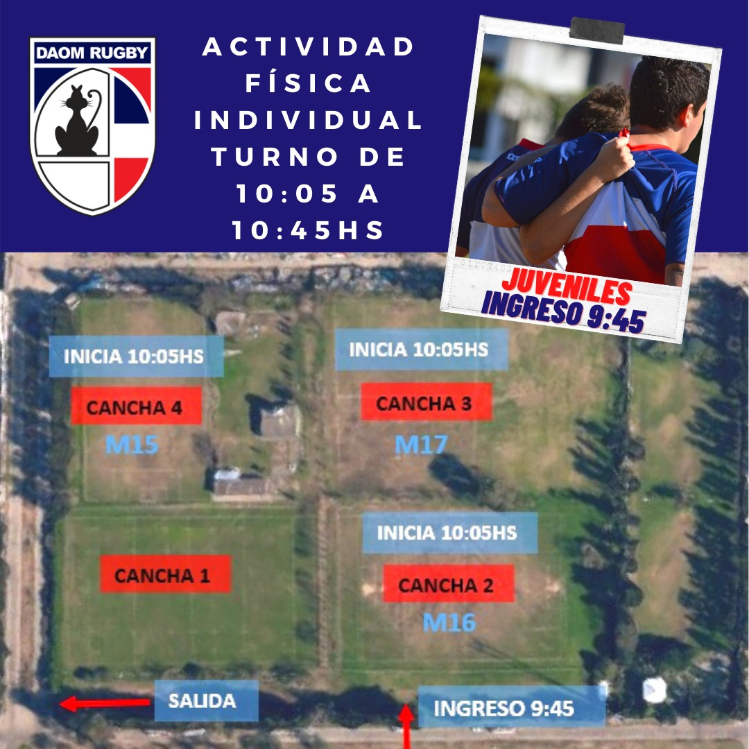 🇫🇷🏡🏟️ LA VUELTA A CASA

Volvemos a encontrarnos este sábado 31/10 en el anexo con actividad física individual para las divisiones infantiles y juveniles 🔵⚪️🔴🏉

🏉Volver al club es una realidad, que depende de nuestro compromiso y cuidados.

¡A DISFRUTAR!