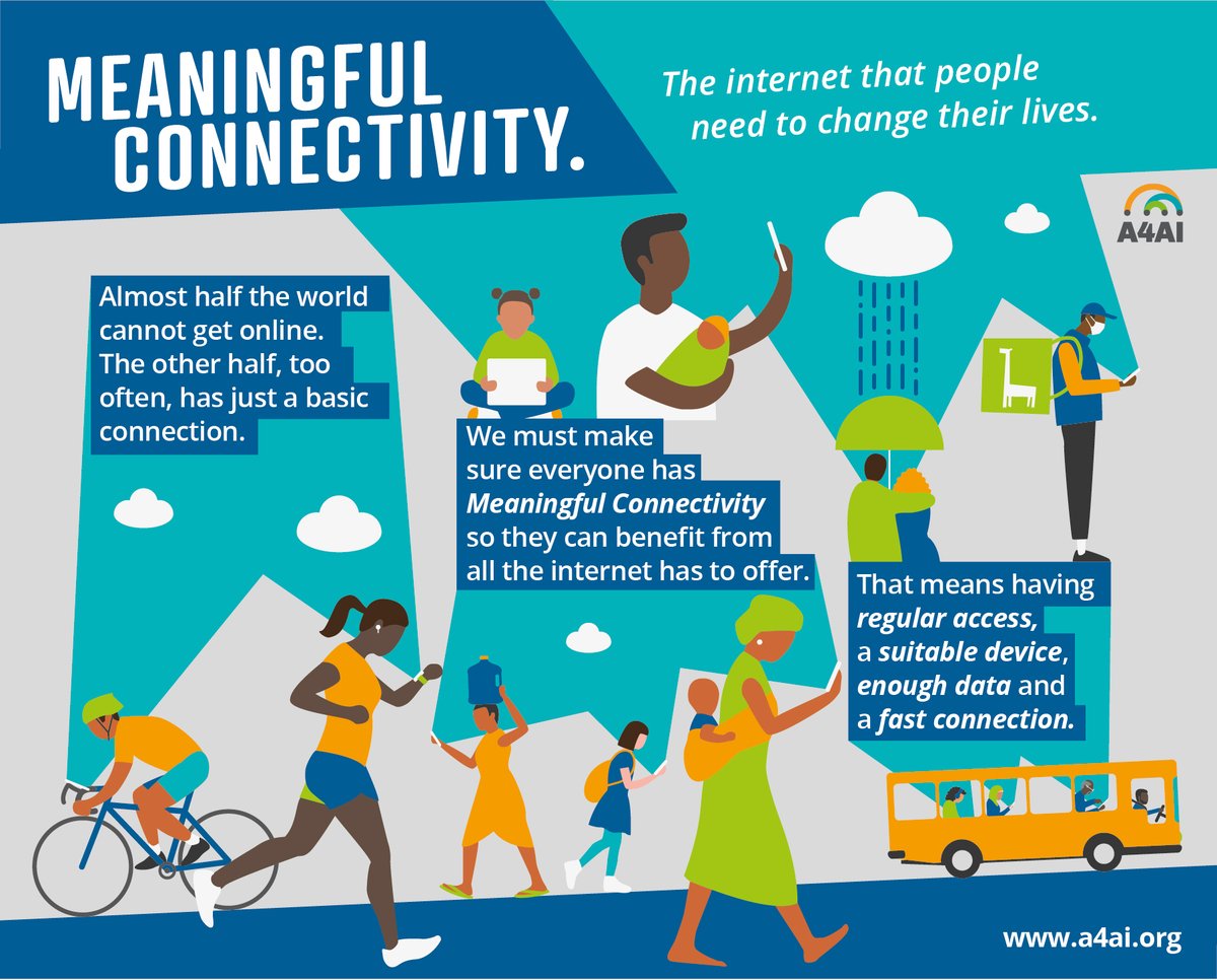 And while more than half of the world is now connected to the internet, the digital divide is more than the online/offline binary.To really tackle digital inequality, policy goals must also consider the quality of access people have.  https://a4ai.org/meaningful-connectivity/