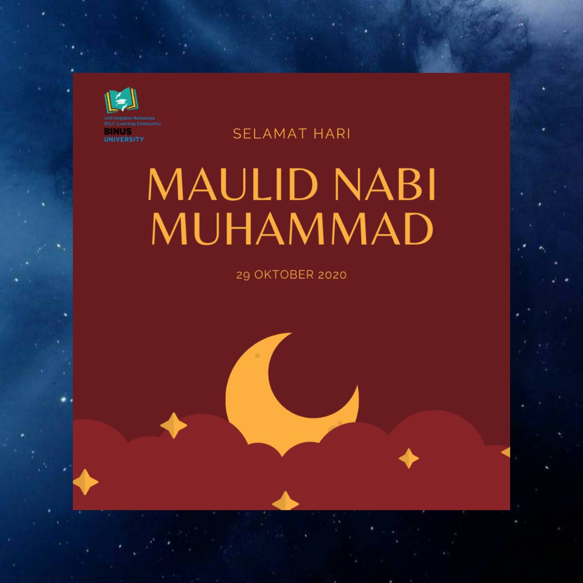 BSLC_ALSUT's tweet photo. Whoever desires to meet his Lord, he should do good deeds and not associate anyone in the worship of his Lord. - The Holy Qur'an 18:110 

Happy Eid Milad Un Nabi 2020! May the divine blessings of Allah fill your home and heart with joy!

Regards,
BSLC 🤗 https://t.co/NvlbWQXwCo
