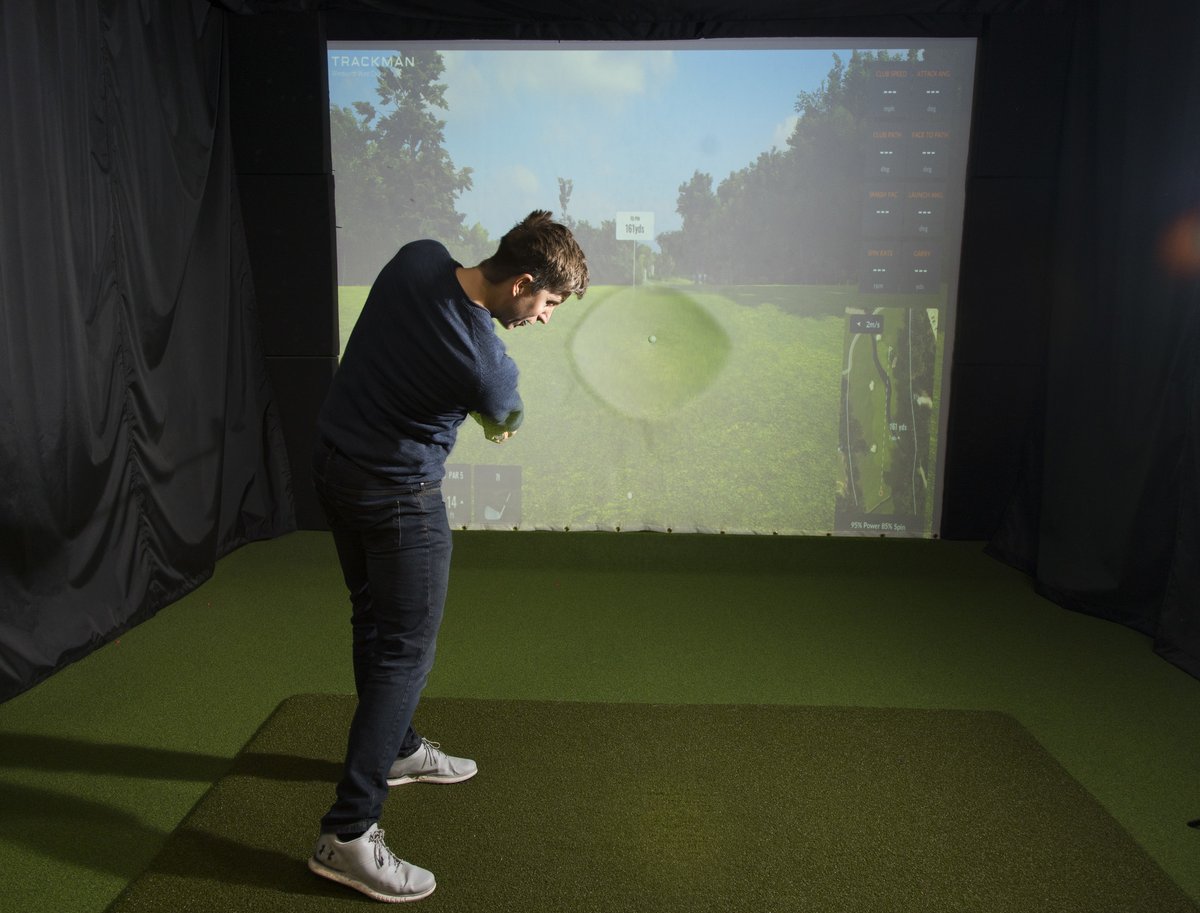 Action shot!
<a href="/TrackManGolf/">Trackman Golf</a> 

#trackman #pga #golf #golfshot #golfswing