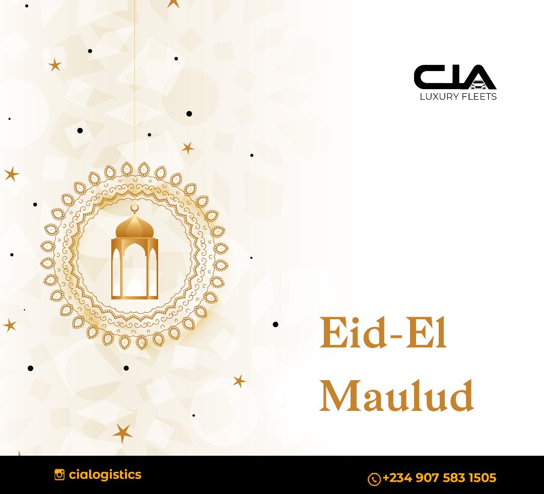 cialogistics's tweet photo. Happy holidays to our Muslim brothers https://t.co/AZqF7Tpd02