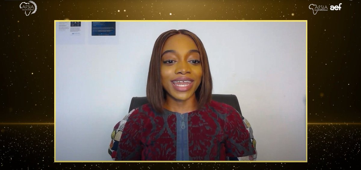 A well deserved award for Daystar Power's Olaedo Osoka - Woman is Solar of the Year, recognizing her leadership and success in growing Daystar Power across West Africa.
#AFSIA #AFSIASolarAwards #aef #DaystarPower #solarpower