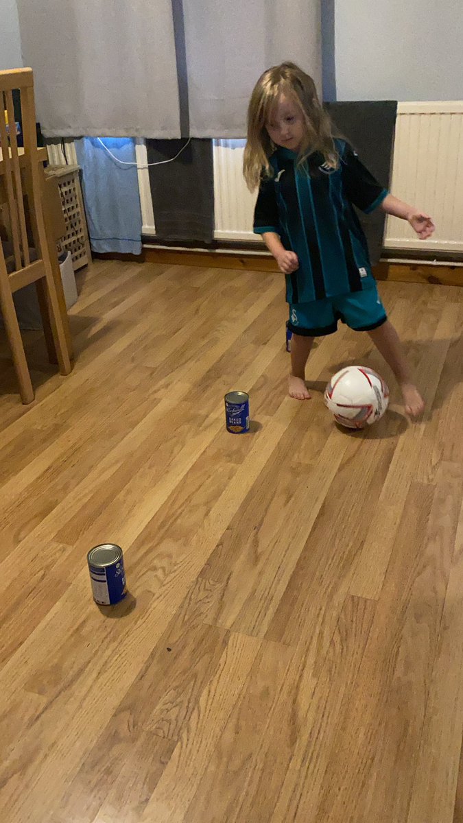 DanSlim83's tweet photo. Great fun #HuddleAtHome session with Mila this morning!
She loves the Huddle sessions with @YstradFCJuniors as she gets in to the beautiful game! 💙
Thank you @FAWTrust for putting on the session 👌🏻 https://t.co/ScUyzEScbW